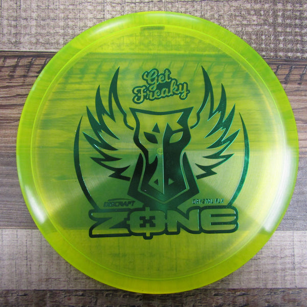 Discraft Zone Crystal FLX Get Freaky Putter Disc Golf Disc 173-174 Grams Yellow