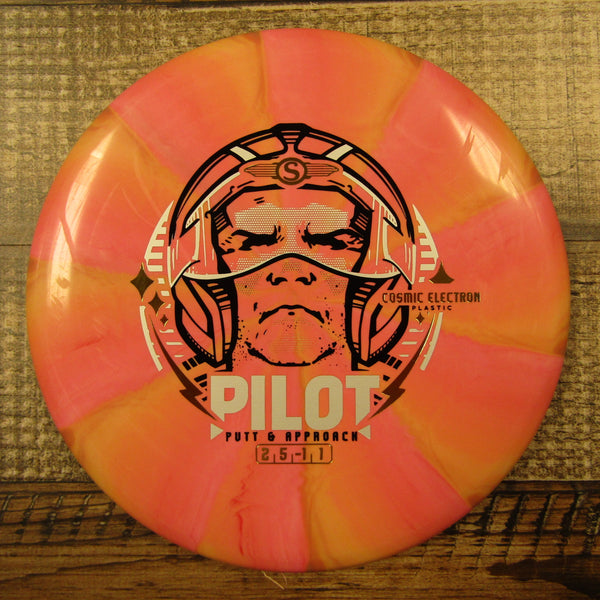 Streamline Pilot Electron Cosmic Putt & Approach Disc Golf Disc 166 Grams Pink Orange