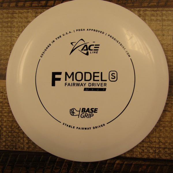 Prodigy Ace Line F Model S Fairway Driver Base Grip Disc Golf Disc 174 Grams White