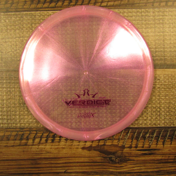 Dynamic Discs Verdict Lucid-X Glimmer Chris Clemons 2021 Midrange Disc Golf Disc 178 Grams Pink