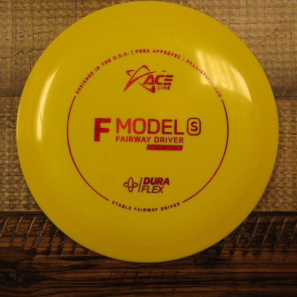 Prodigy Ace Line F Model S Fairway Driver Dura Flex Disc Golf Disc 175 Grams Yellow