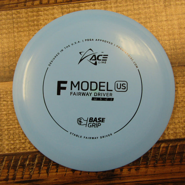 Prodigy Ace Line F Model US Fairway Driver Base Grip Disc Golf Disc 174 Grams Blue