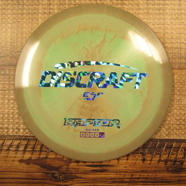 Discraft Raptor ESP Distance Driver Disc Golf Disc 173-174 Grams Green Brown