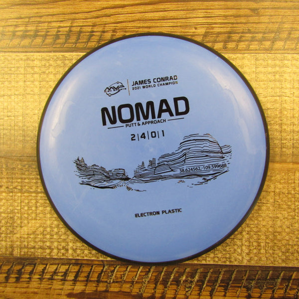 MVP Nomad Electron James Conrad 2021 Putt & Approach Disc Golf Disc 173 Grams Blue