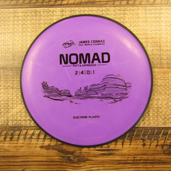 MVP Nomad Electron James Conrad 2021 Putt & Approach Disc Golf Disc 171 Grams Purple