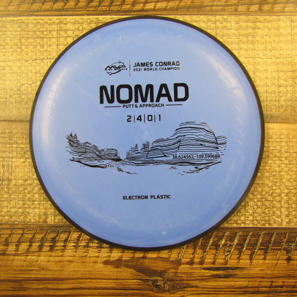 MVP Nomad Electron James Conrad 2021 Putt & Approach Disc Golf Disc 171 Grams Blue