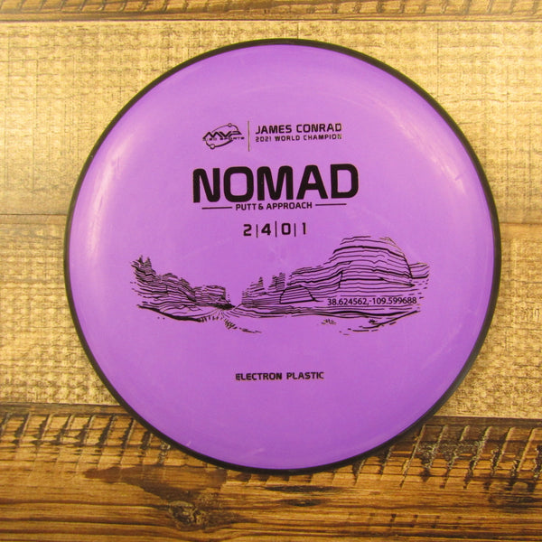 MVP Nomad Electron James Conrad 2021 Putt & Approach Disc Golf Disc 170 Grams Purple