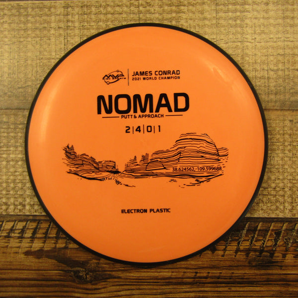 MVP Nomad Electron James Conrad 2021 Putt & Approach Disc Golf Disc 171 Grams Orange
