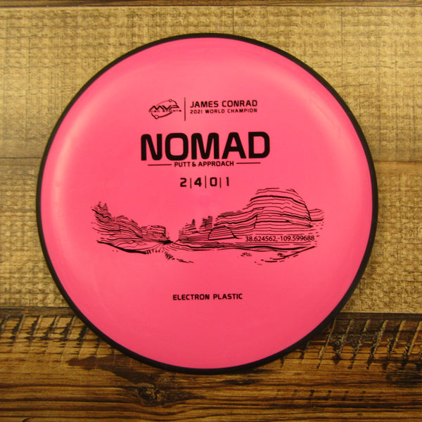 MVP Nomad Electron James Conrad 2021 Putt & Approach Disc Golf Disc 167 Grams Pink