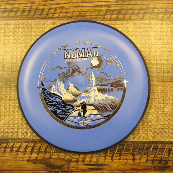MVP Nomad Electron Soft Special Edition James Conrad 2021 Putt & Approach Disc Golf Disc 174 Grams Blue