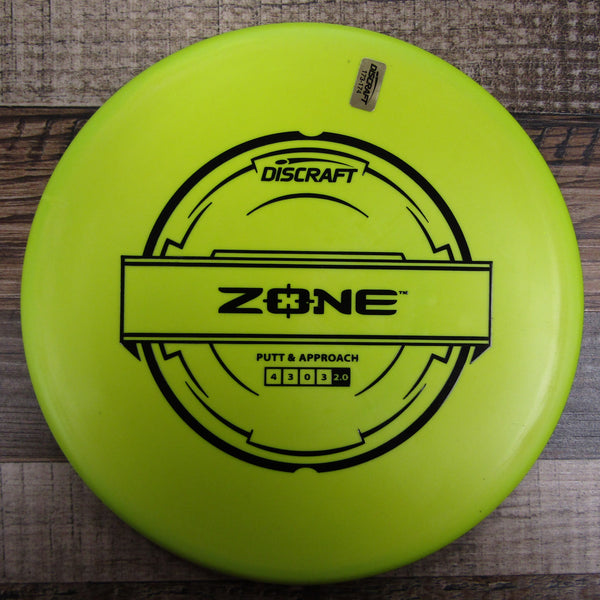 Discraft Zone Putter Line Putter Disc Golf Disc 173-174 Grams Green Yellow