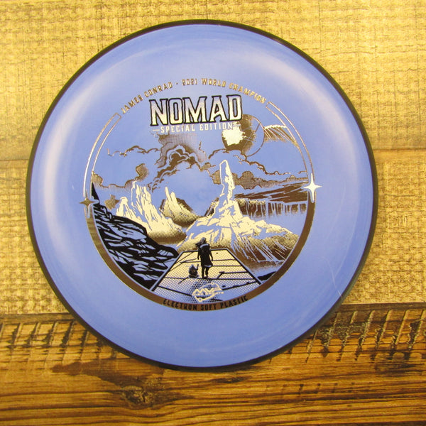 MVP Nomad Electron Soft Special Edition James Conrad 2021 Putt & Approach Disc Golf Disc 175 Grams Blue