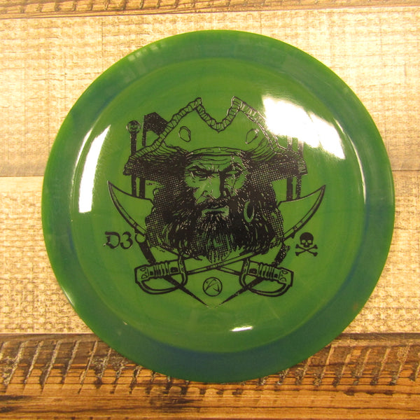 Prodigy D3 400 Spectrum Male Pirate Distance Driver Disc 174 Grams Green Blue