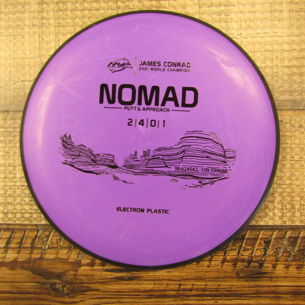 MVP Nomad Electron James Conrad 2021 Putt & Approach Disc Golf Disc 172 Grams Purple