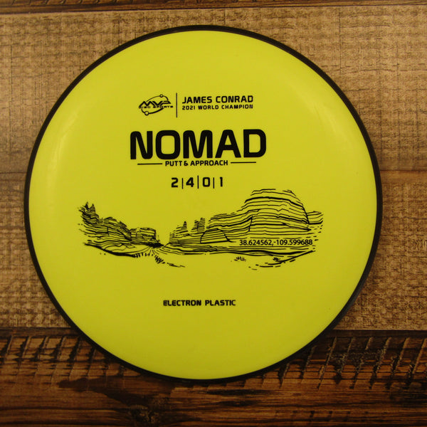 MVP Nomad Electron James Conrad 2021 Putt & Approach Disc Golf Disc 172 Grams Yellow
