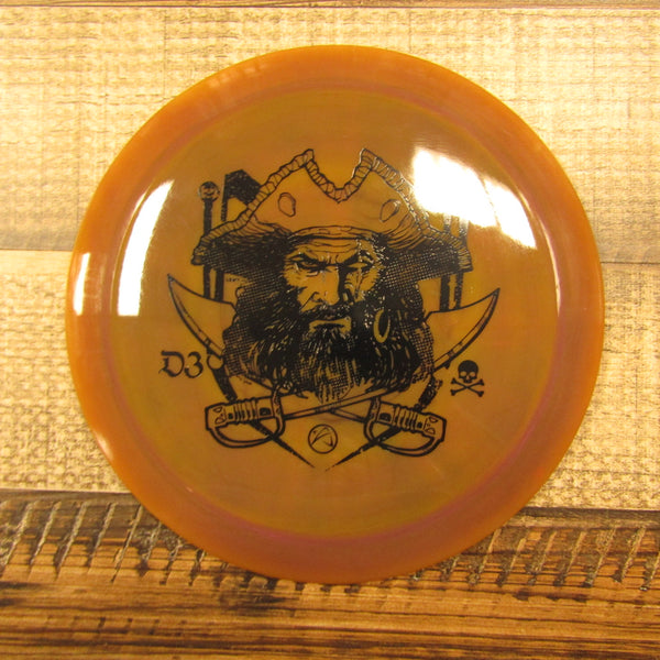 Prodigy D3 400 Spectrum Male Pirate Distance Driver Disc 174 Grams Orange Brown Purple