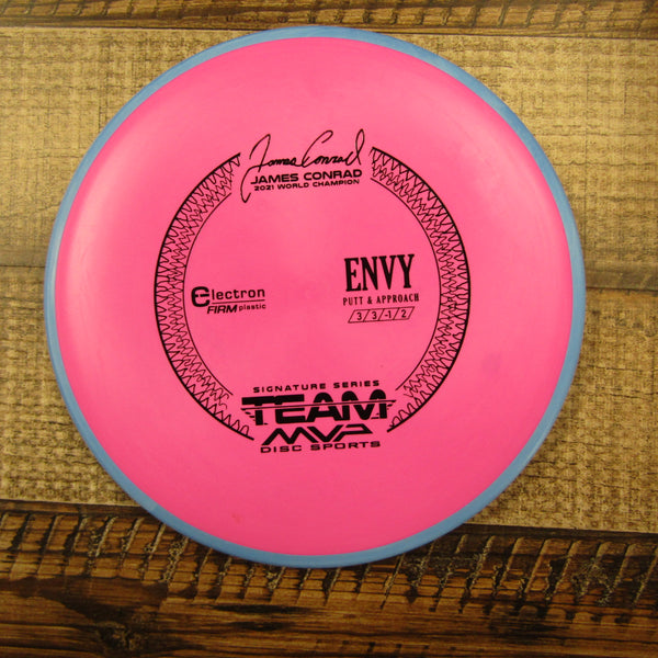 Axiom Envy Electron Firm James Conrad 2021 Putt & Approach Disc Golf Disc 174 Grams Pink Blue
