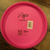 Prodigy Ace Line P Model S Putt & Approach Base Grip Cale Leiviska Back Stamp 175 Grams Pink