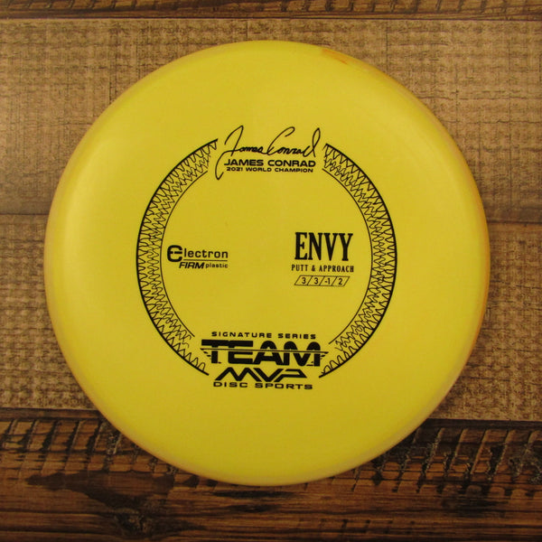 Axiom Envy Electron Firm James Conrad 2021 Putt & Approach Disc Golf Disc 174 Grams Yellow