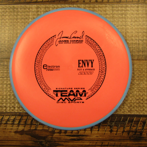 Axiom Envy Electron Firm James Conrad 2021 Putt & Approach Disc Golf Disc 174 Grams Orange Blue