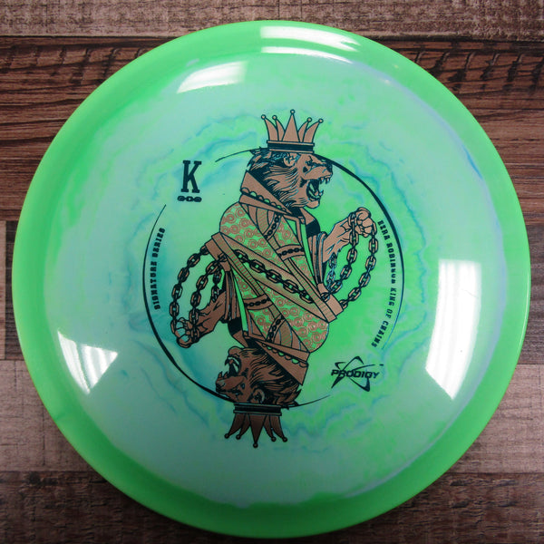 Prodigy F1 500 Signature Series Ezra Robinson King of Chains Fairway Driver Disc Golf Disc 171 Grams Green Blue