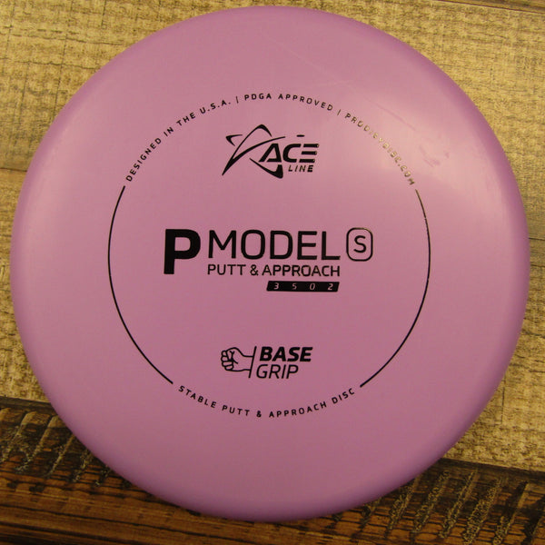 Prodigy Ace Line P Model S Putt & Approach Base Grip Cale Leiviska Back Stamp 173 Grams Purple