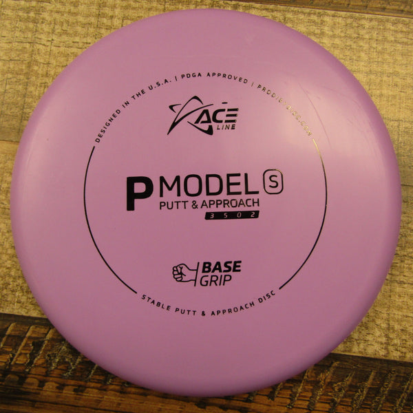 Prodigy Ace Line P Model S Putt & Approach Base Grip Cale Leiviska Back Stamp 173 Grams Purple