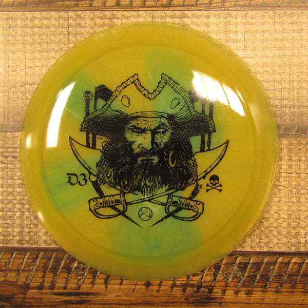 Prodigy D3 400 Spectrum Male Pirate Distance Driver Disc 174 Grams Green Yellow