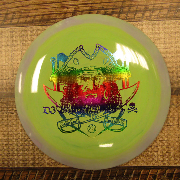 Prodigy D3 400 Spectrum Male Pirate Distance Driver Disc 174 Grams Green Gray Purple