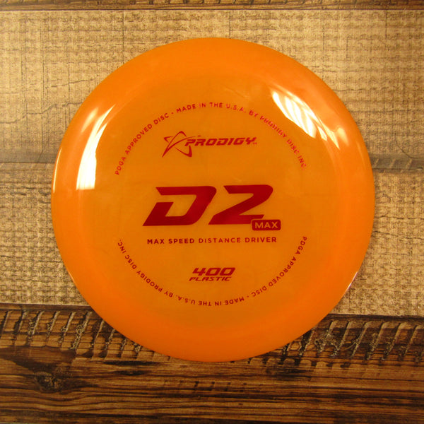 Prodigy D2 Max 400 Distance Driver Disc 174 Grams Orange