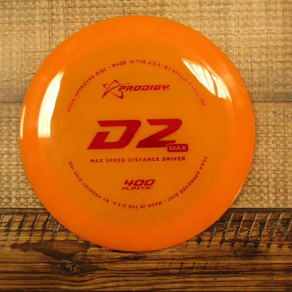 Prodigy D2 Max 400 Distance Driver Disc 174 Grams Orange