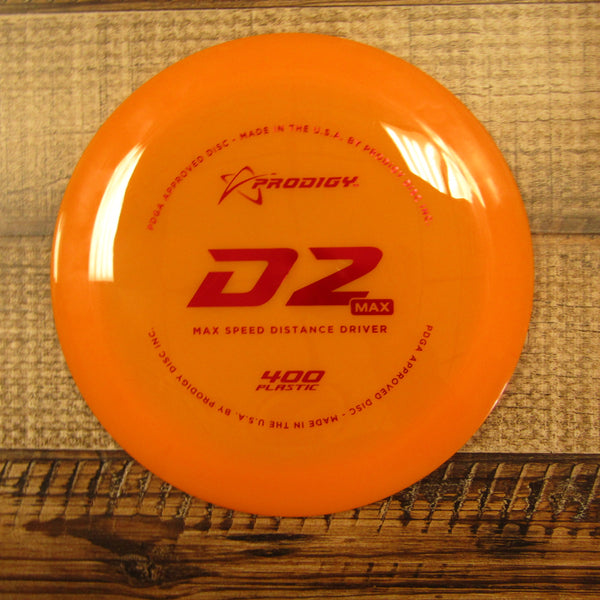 Prodigy D2 Max 400 Distance Driver Disc 174 Grams Orange