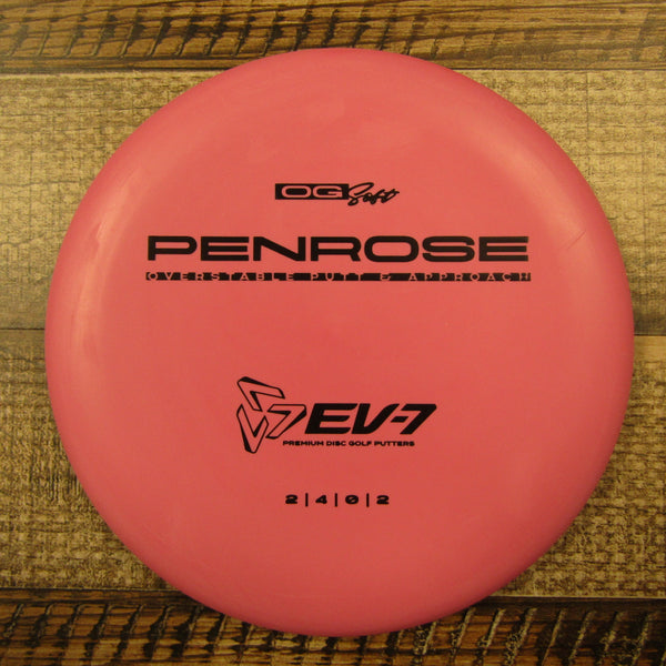 EV-7 Penrose OG Soft Putt & Approach Disc Golf Disc 175 Grams Pink