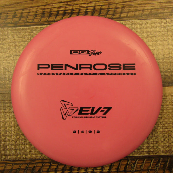 EV-7 Penrose OG Soft Putt & Approach Disc Golf Disc 175 Grams Pink
