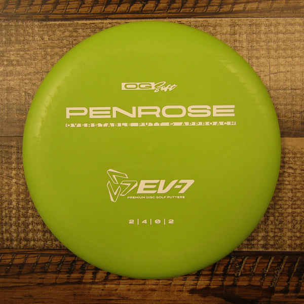 EV-7 Penrose OG Soft Putt & Approach Disc Golf Disc 175 Grams Green