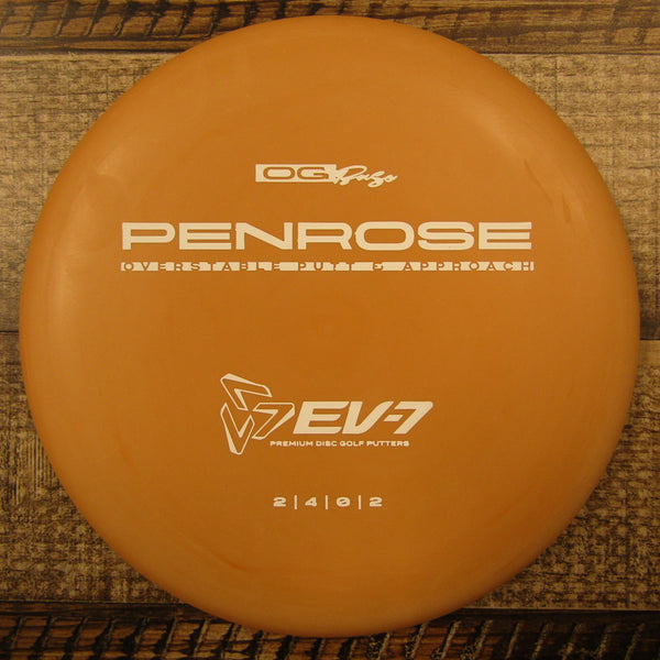 EV-7 Penrose OG Base Putt & Approach Disc Golf Disc 172 Grams Orange
