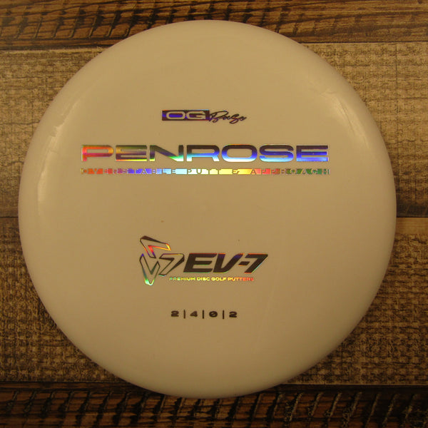 EV-7 Penrose OG Base Putt & Approach Disc Golf Disc 173 Grams White Gray