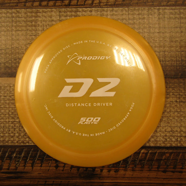 Prodigy D2 500 Distance Driver Disc 174 Grams Yellow Orange