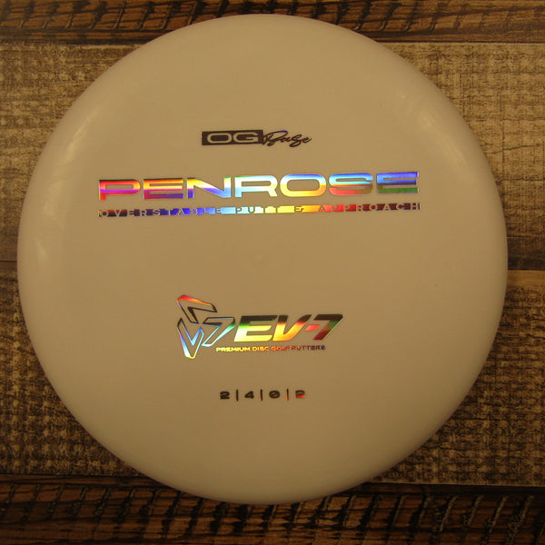 EV-7 Penrose OG Base Putt & Approach Disc Golf Disc 173 Grams White Gray
