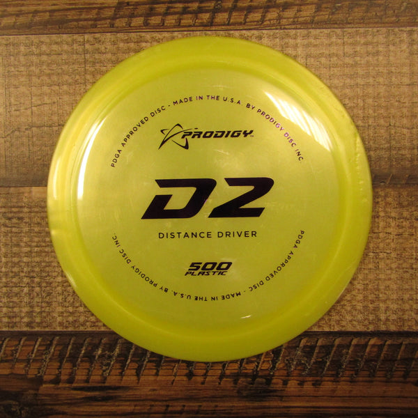 Prodigy D2 500 Distance Driver Disc 174 Grams Yellow