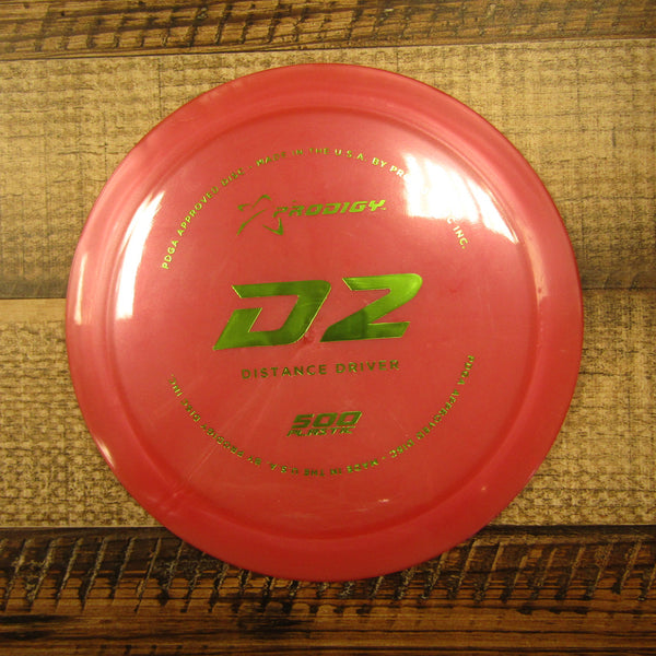 Prodigy D2 500 Distance Driver Disc 174 Grams Pink Red