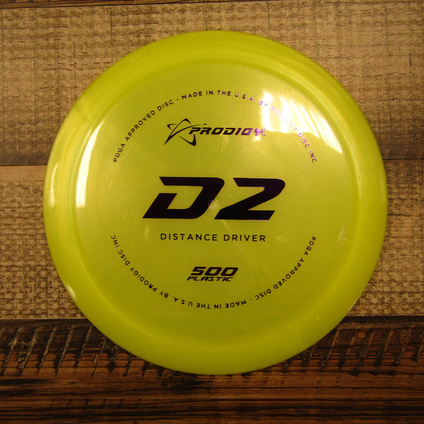 Prodigy D2 500 Distance Driver Disc 174 Grams Yellow