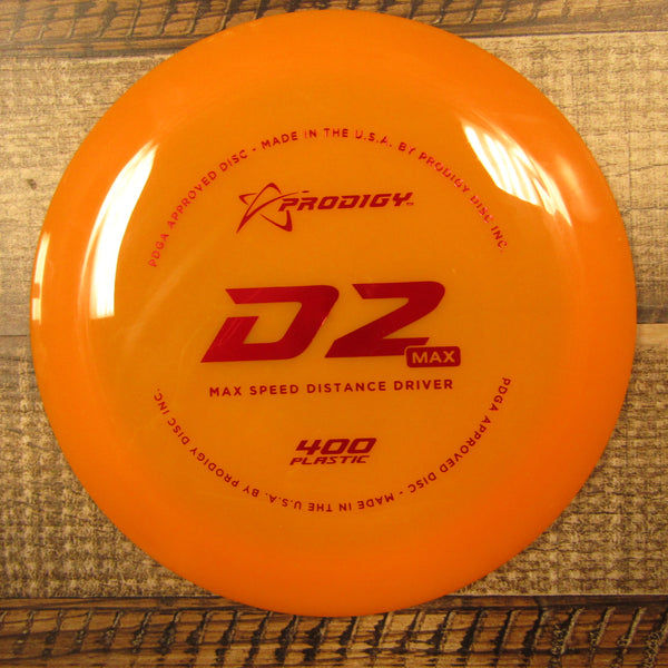 Prodigy D2 Max 400 Distance Driver Disc 173 Grams Orange