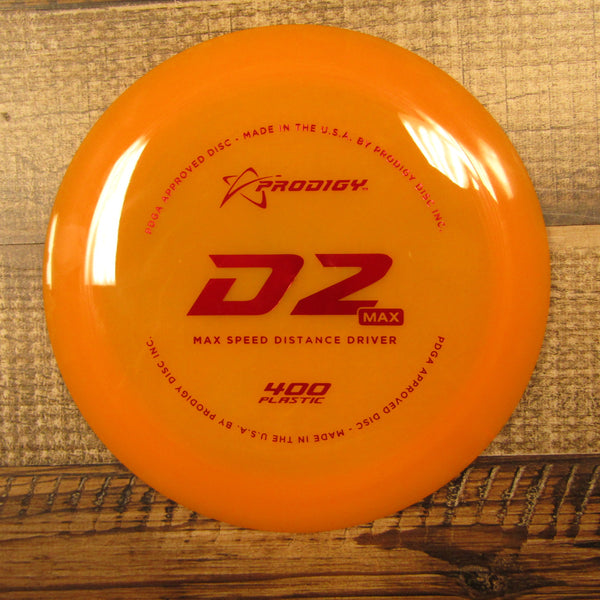 Prodigy D2 Max 400 Distance Driver Disc 173 Grams Orange