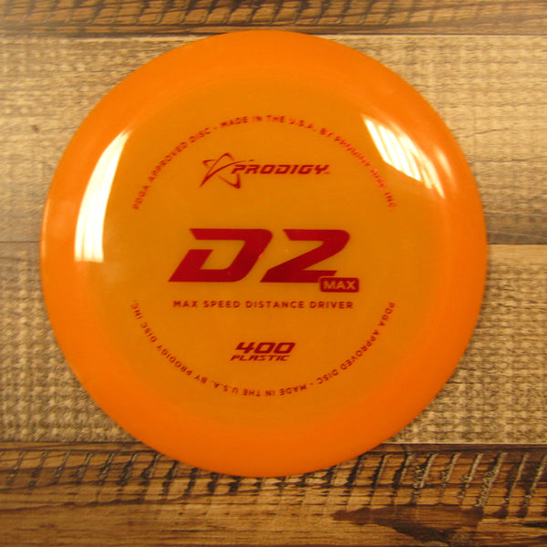 Prodigy D2 Max 400 Distance Driver Disc 173 Grams Orange