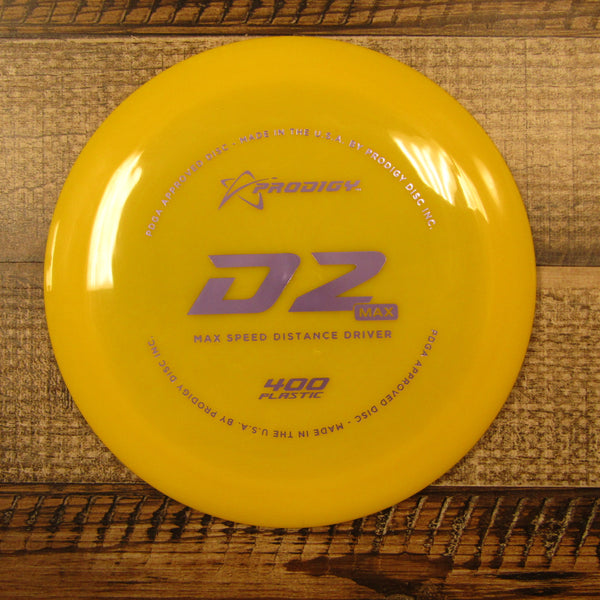 Prodigy D2 Max 400 Distance Driver Disc 173 Grams Yellow