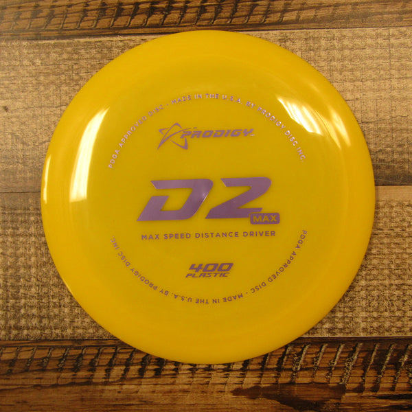 Prodigy D2 Max 400 Distance Driver Disc 174 Grams Yellow