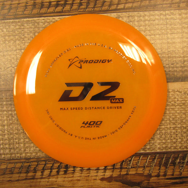 Prodigy D2 Max 400 Distance Driver Disc 174 Grams Orange