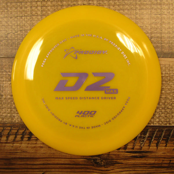 Prodigy D2 Max 400 Distance Driver Disc 173 Grams Yellow
