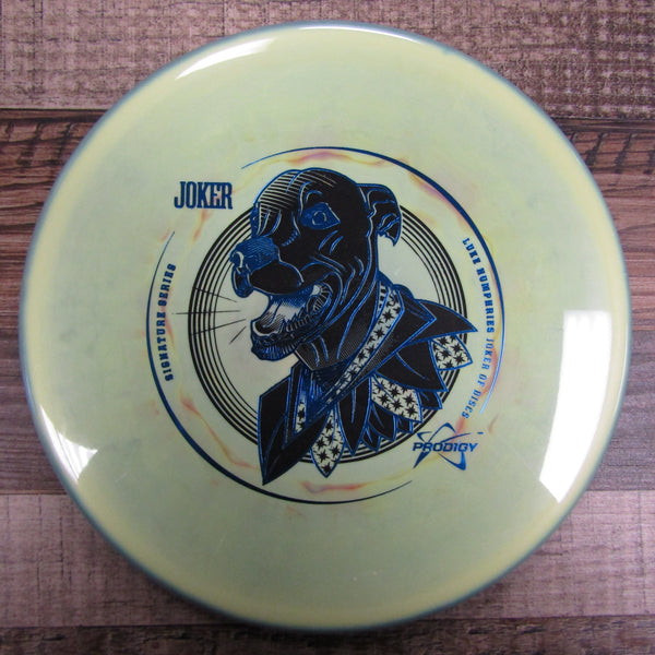 Prodigy A5 500 Signature Series Luke Humphries Joker of Discs Approach Disc Golf Disc 177 Grams Yellow Blue